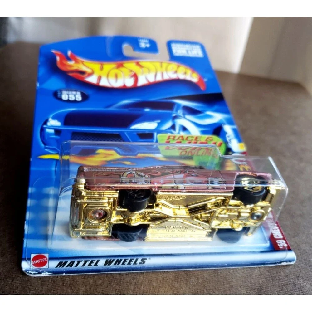 2002 Hot Wheels '59 CHEVY IMPALA Brown #055 Wild Frontier Series 1:64 GOLD 5-SP